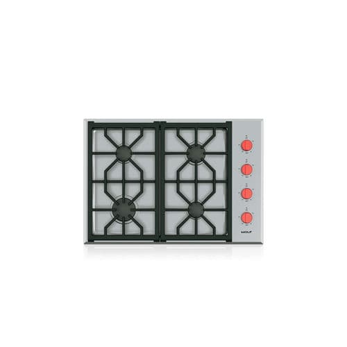 Piano cottura a gas - CG304P/S - SUB-ZERO - professionale / 4 fuochi / da incasso