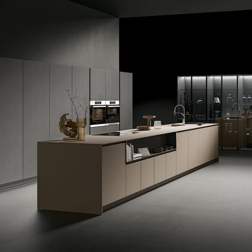 Cucina contemporanea - CX 12 - COMPREX - in vetro / in pietra naturale / in acciaio inossidabile