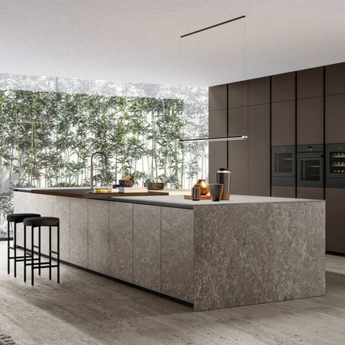Cucina contemporanea - CX 14 - COMPREX - in MDF / in vetro / in alluminio