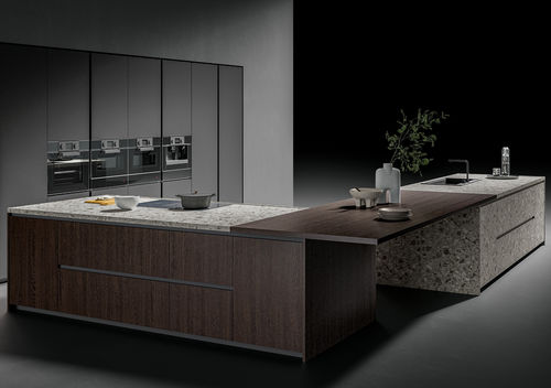Cucina contemporanea - CX 15 - COMPREX - in MDF / in vetro / in alluminio