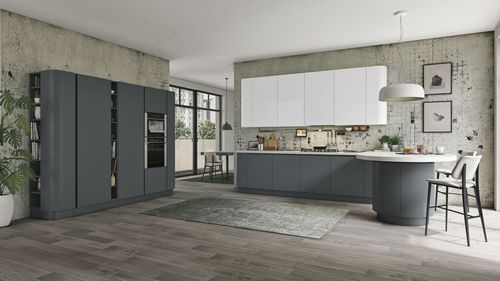 Cucina contemporanea - CLOVER - CUCINE LUBE - in legno / laccata / opaca