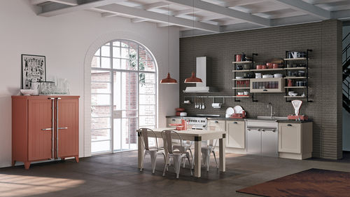 Cucina contemporanea - PROVENZA - CUCINE LUBE - in legno / a L / con impugnature