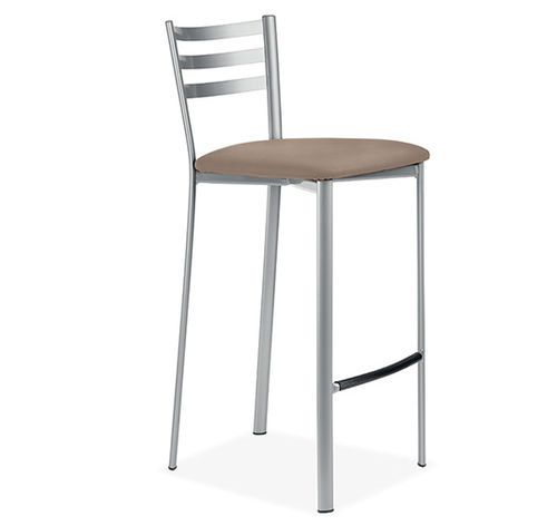 Sedia alta contemporanea - ADER - CUCINE LUBE - da interno / in metallo / in plastica