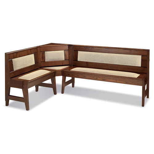 Panca contemporanea - CAMBRIA - CUCINE LUBE - in legno / con schienale