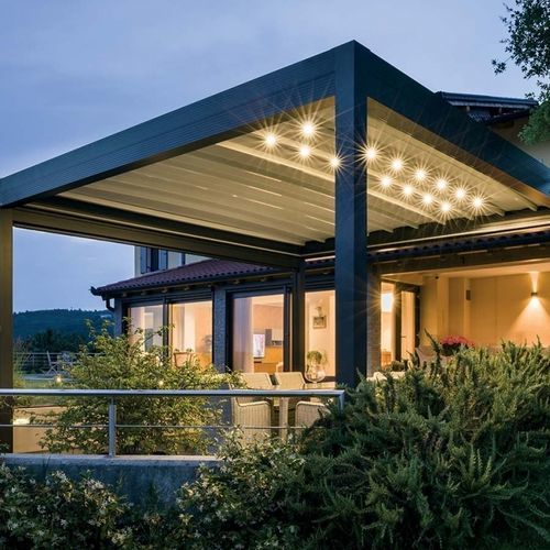 Pergola addossata - ZENIT - Gibus SPA - in PVC / in alluminio / in alluminio estruso