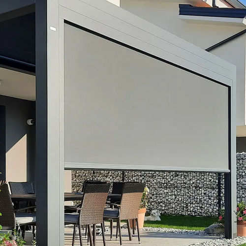 Pergola autoportante - VIPACCO - SLOVENIA - Gibus SPA - in vetro / in tessuto / con copertura in tela