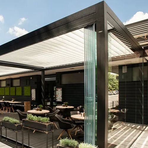 Veranda autoportante - DON PEPE - Gibus SPA - in vetro / in metallo / per ristorante