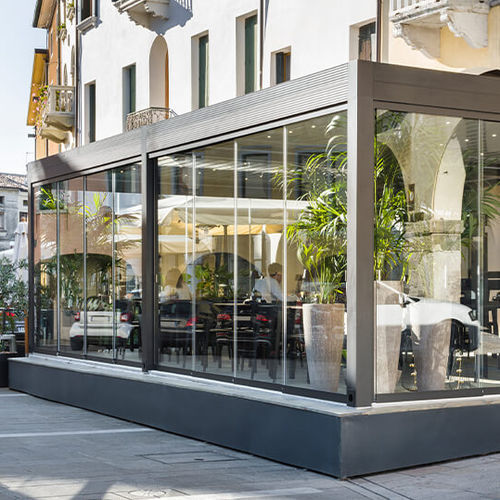 Pannello in vetro di sicurezza - ANTICA SACILE CAFÈ - Gibus SPA - strutturale / laminato / trasparente