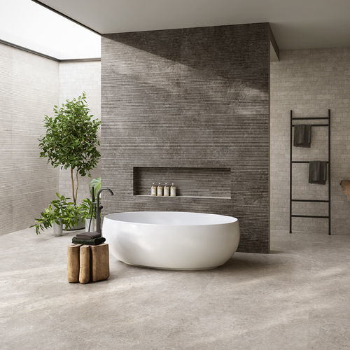 Piastrella in gres porcellanato - LANDSTONE - NovaBell - 3D / finitura opaca / da interno