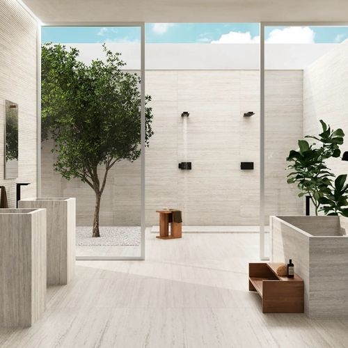 Piastrella in gres porcellanato - THERMAE VERSO - NovaBell - levigata / 3D / finitura opaca