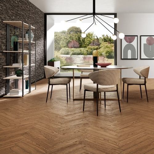 Piastrella in gres porcellanato - NORDIC WOOD - NovaBell - fiammata / finitura naturale / da interno