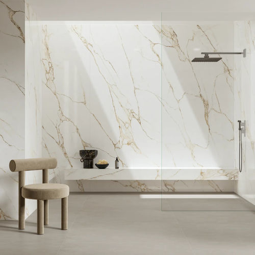 Lastra in pietra in gres porcellanato - ATELIER - NovaBell - per pavimento / per interni / levigata