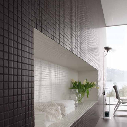 Piastrella in ceramica - CACAO - Appiani - opaca / metallizzato / da interno