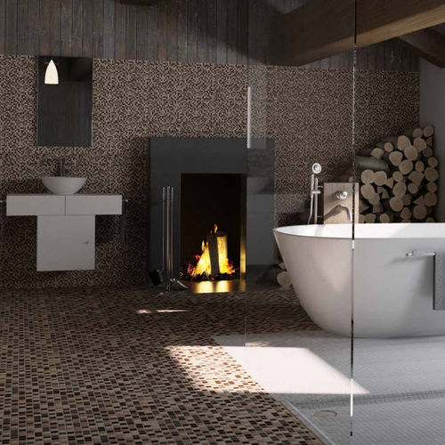 Mosaico in ceramica - COLONIALE - Appiani - metallizzato / da interno / da esterno