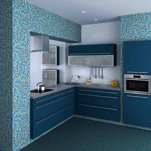 Mosaico in ceramica - LAGUNA BLU - Appiani - metallizzato / da interno / da esterno