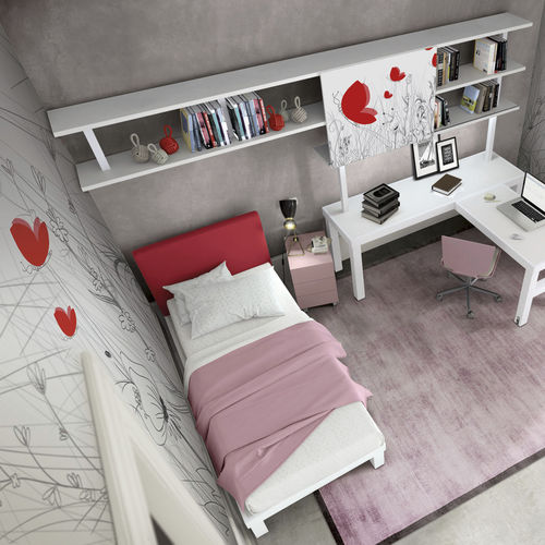 Letto singolo - 321 - TUMIDEI - contemporaneo / con testiera imbottita / per bambini
