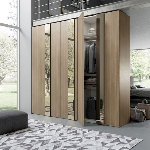 Armadio contemporaneo - 375 - TUMIDEI - in alluminio laccato / in melaminico / con ante battenti