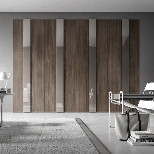 Armadio contemporaneo - 376 - TUMIDEI - in alluminio laccato / in melaminico / con ante battenti