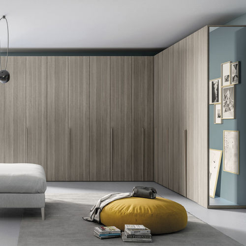 Armadio contemporaneo - 379 - TUMIDEI - in alluminio / in melaminico / con ante battenti