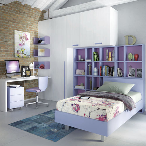 Armadio contemporaneo - 339 - TUMIDEI - in alluminio anodizzato / in melaminico / con ante battenti