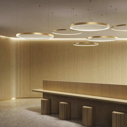 Luce DALI - ARENA  - PANZERI - sospesa / LED / rotonda