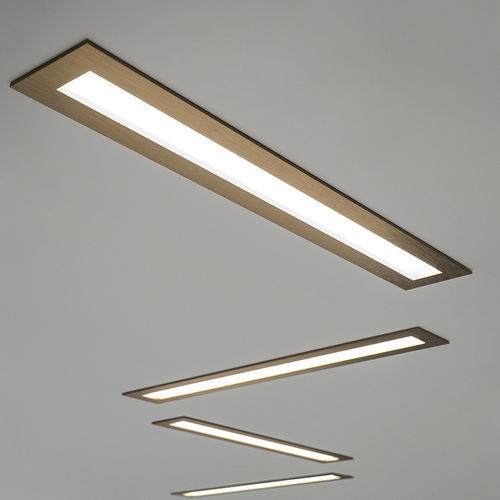 Luce da incasso a soffitto - MARK - PANZERI - LED / rettangolare / IP20