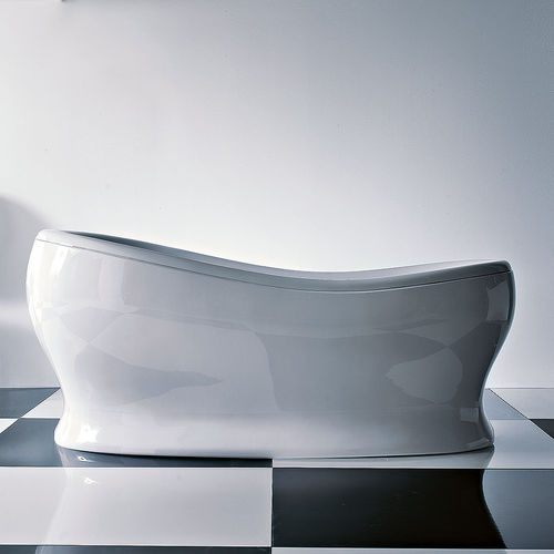 Vasca da bagno ovale - EGG - GRUPPO TREESSE - da appoggio / in acrilico / idromassaggio