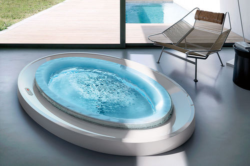 Vasca da bagno ovale - FUSION SPA 231  - GRUPPO TREESSE - in acrilico / di Marc Sadler / idromassaggio