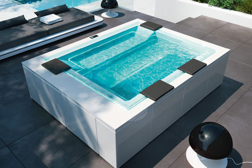 Spa fuoriterra - ZEN ACTIVE - GRUPPO TREESSE - rettangolare / 4 posti / da esterno