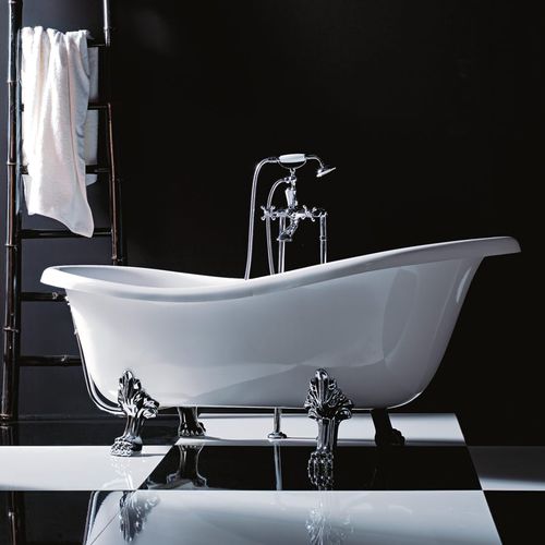 Vasca da bagno ovale - EPOCA - GRUPPO TREESSE - con piedi / in acrilico / bianca