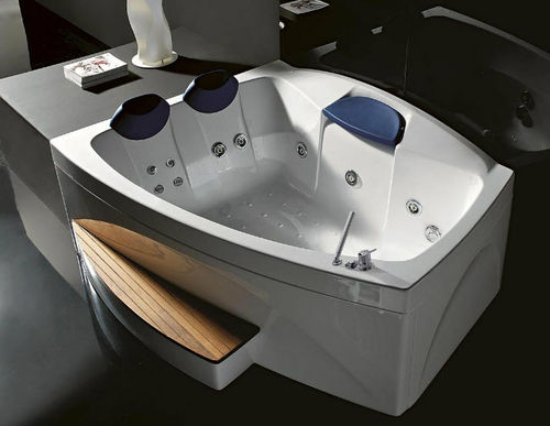 Vasca da bagno d'angolo - MATRIX SLIM - GRUPPO TREESSE - in acrilico / doppia / idromassaggio