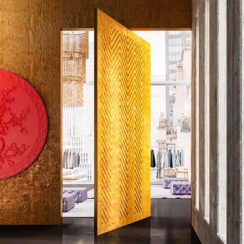 Porta da interno - FILO 5 - LINVISIBILE - in legno / in metallo / in laminato