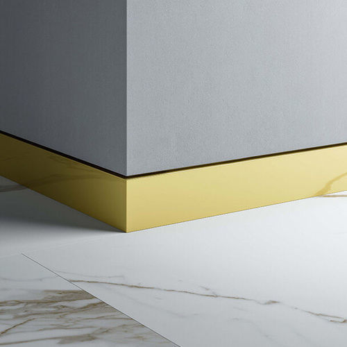 Battiscopa grigio - ORIZZONTE - LINVISIBILE - marrone / blu / giallo