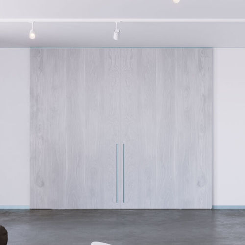 Porta da interno - Marea - LINVISIBILE - in legno / in laminato / in pelle