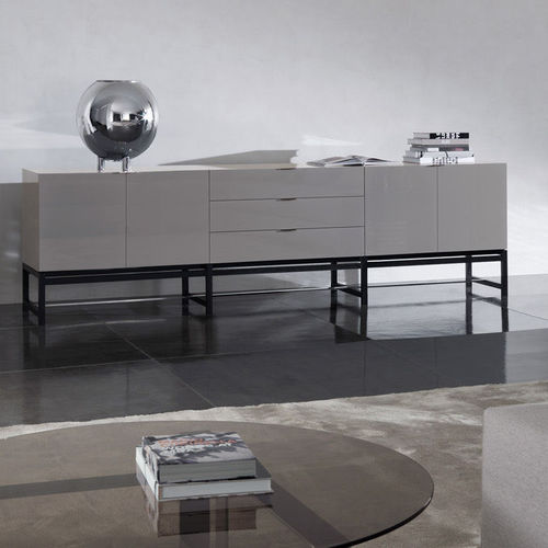 Mobile contenitore da terra - HARVEY - Minotti - contemporaneo / di Rodolfo Dordoni / per stoccaggio