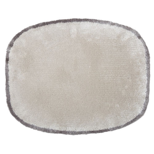 Tappeto moderno - DIBBETS FRAME "TONNEAU" - Minotti - a tinta unita / in poliestere / in Tencel®