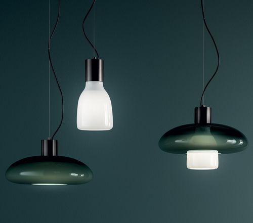 Lampada a sospensione - ACQUERELLI - BONALDO - in metallo verniciato / in vetro soffiato / contemporanea