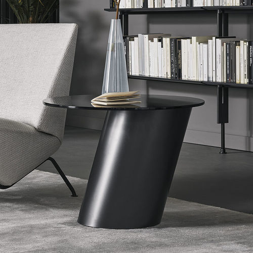 Tavolo d'appoggio contemporaneo - Pisa - BONALDO - in vetro / in ceramica / in marmo