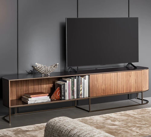 Mobile porta TV contemporaneo - Dune - BONALDO - lowboard / con vano contenitore / 2 porte