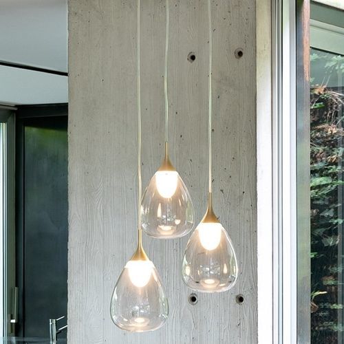 Lampada a sospensione - Gocce - BONALDO - in metallo / in Pyrex® / contemporanea