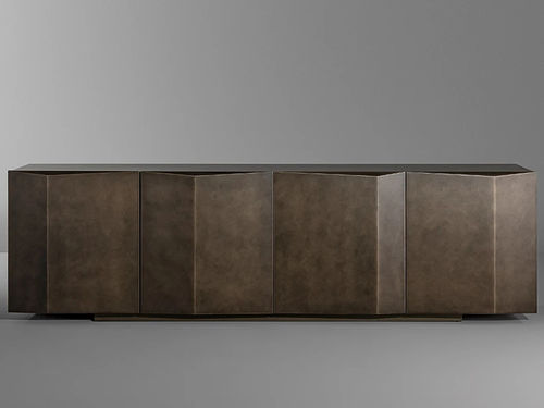 Credenza contemporanea - Bernois - BONALDO - in metallo verniciato / in legno laccato / di Roberto Paoli