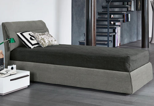 Letto singolo - Campo  - BONALDO - contemporaneo / imbottito / con testiera imbottita