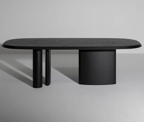 Tavolo da pranzo contemporaneo - Padiglioni - BONALDO - in rovere / in noce / impiallacciato in legno
