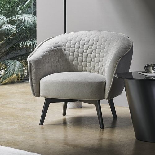 Poltrona contemporanea - Bruno - BONALDO - in pelle / in tessuto / sfoderabile
