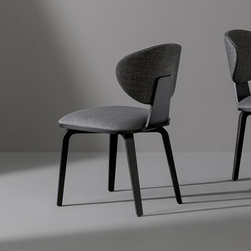 Sedia contemporanea - Olos  - BONALDO - da interno / in pelle / in tessuto