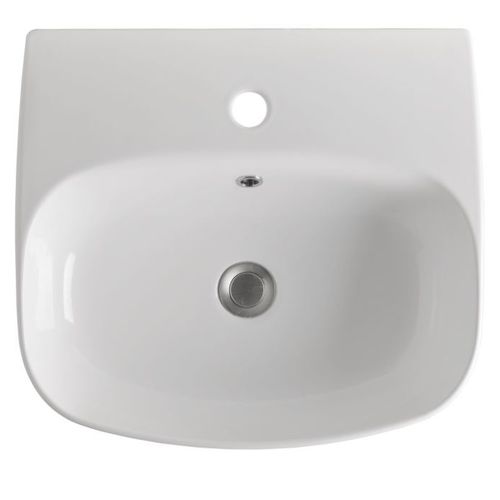 Lavabo sospeso - 5340 - Kerasan - in ceramica / ovale / 1 foro