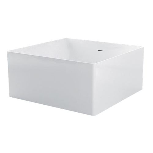 Vasca da bagno quadrata - 7438 - Kerasan - da appoggio / per ambiente abitativo / in composito