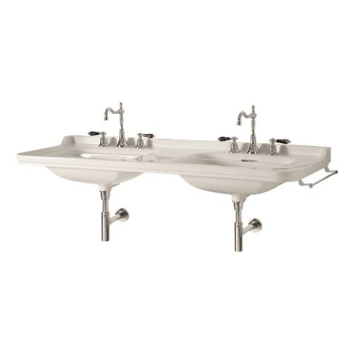 Lavabo da appoggio - 4143 - Kerasan - in ceramica / con specchio regolabile / doppio