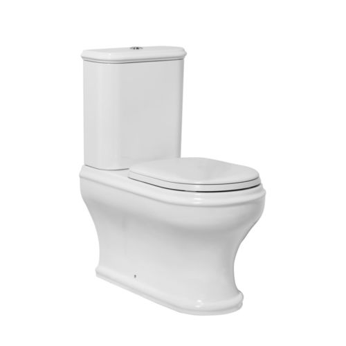 WC monoblocco - CHVCMP000000 - Azzurra - filomuro / in ceramica / per uso residenziale