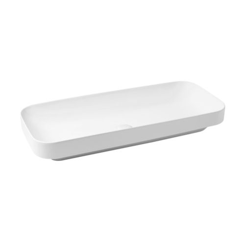 Lavabo da incasso - ELLG090400S0 - Azzurra - in ceramica / rettangolare / senza foro